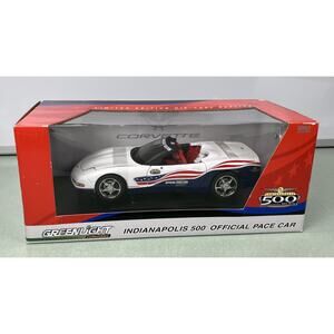 Indianapolis 500 Official Pace Car For Cast 1:18 Chevy Corvette 2004 Model Car